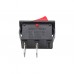 Intrerupator basculant ON/OFF, 6A, 250V,10A,125V, 1E4, T125, dimensiune 21 x 15 x 25mm, culoare negru-rosu