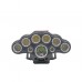 Lanterna Cap SH-T09, cu 9 LED-uri, Lumina Alb, Ideala Pentru Camping Ciclism Pescuit Alergat