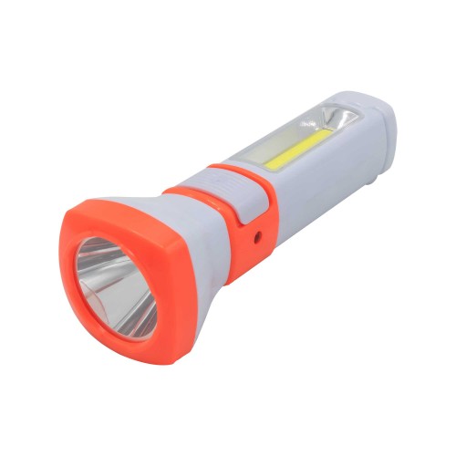 Lanterna led cu incarcare soalara sau la priza, 2 surse de lumina, baterie 400mAH, model-HEL-2118T