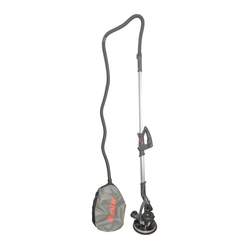 Slefuitor pentru pereti pliabil cu aspirator , 750W, 230mm, maner telescopic 1,2-1,8m