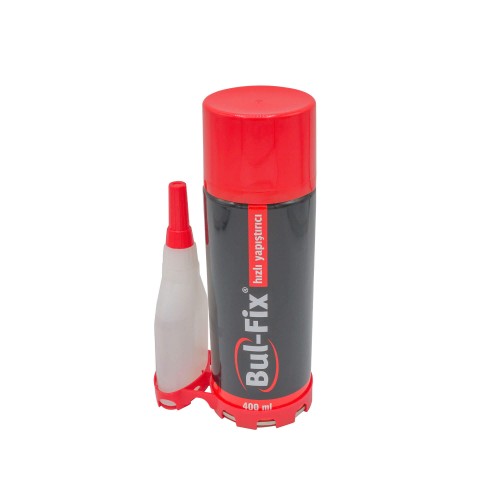 Adeziv cianoacrilat cu activator Bul-fix, 400ml