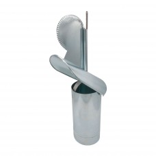 Capac terminal cocos pentru cos fum, inox 120 mm