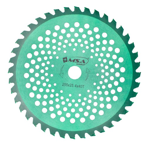 Disc motocoasa vidia, verde, 255x25.4x40T