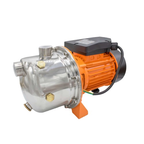 Pompa apa suprafara MSA Group JS-100, 1500W, 60l/min, refulare 30m, aspiratie 14m, 2850 rpm, corp fonta, cap inox, bobinaj 100% Cupru