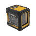 Nivela laser, SGS, 360° grade cu 2 linii in cruce, 20m, clas II, precizie 3°± 1° domeniu de autonivelare, 7x7x5.5 cm, Negru/Galben