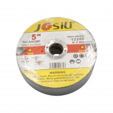 Disc abraziv pentru debitat metale sau inox, 125x1.2mm, JOSILI